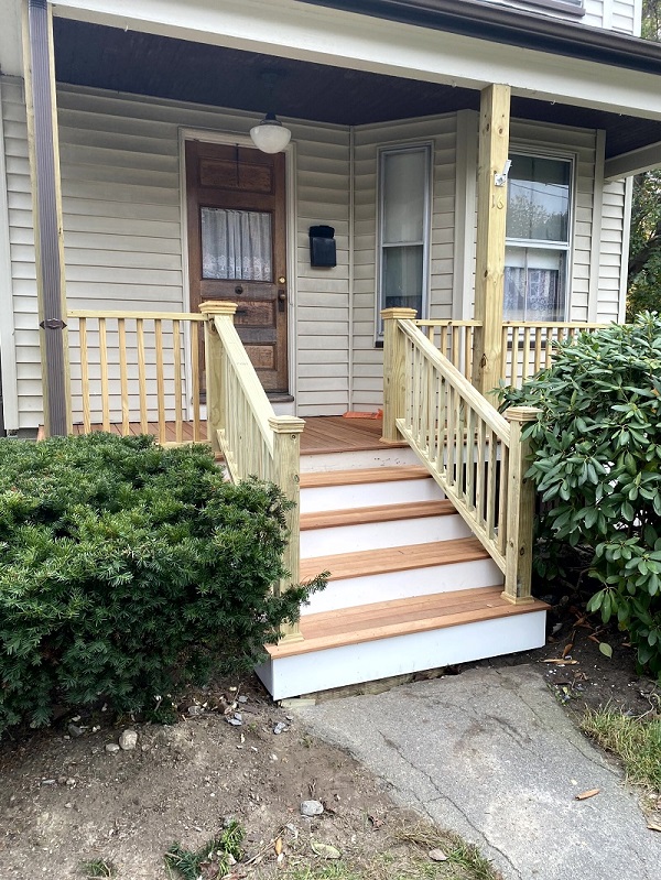 Stairway to Renewal: A Front Staircase Transformed