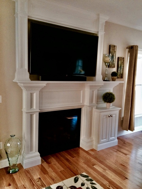 Transforming Fire: A Mantel Makeover